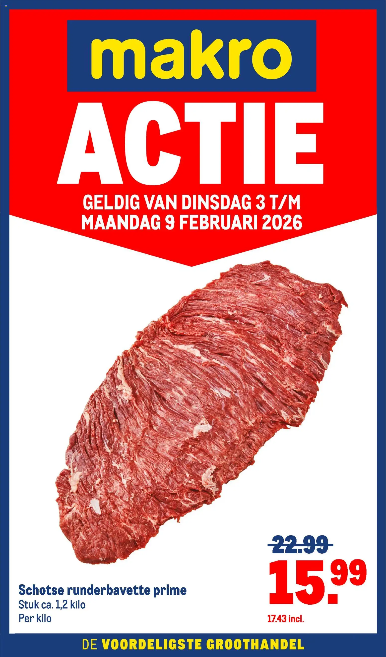 Voorbeeld van Versdeals van winkel Makro geldig vanaf 03-02-2026