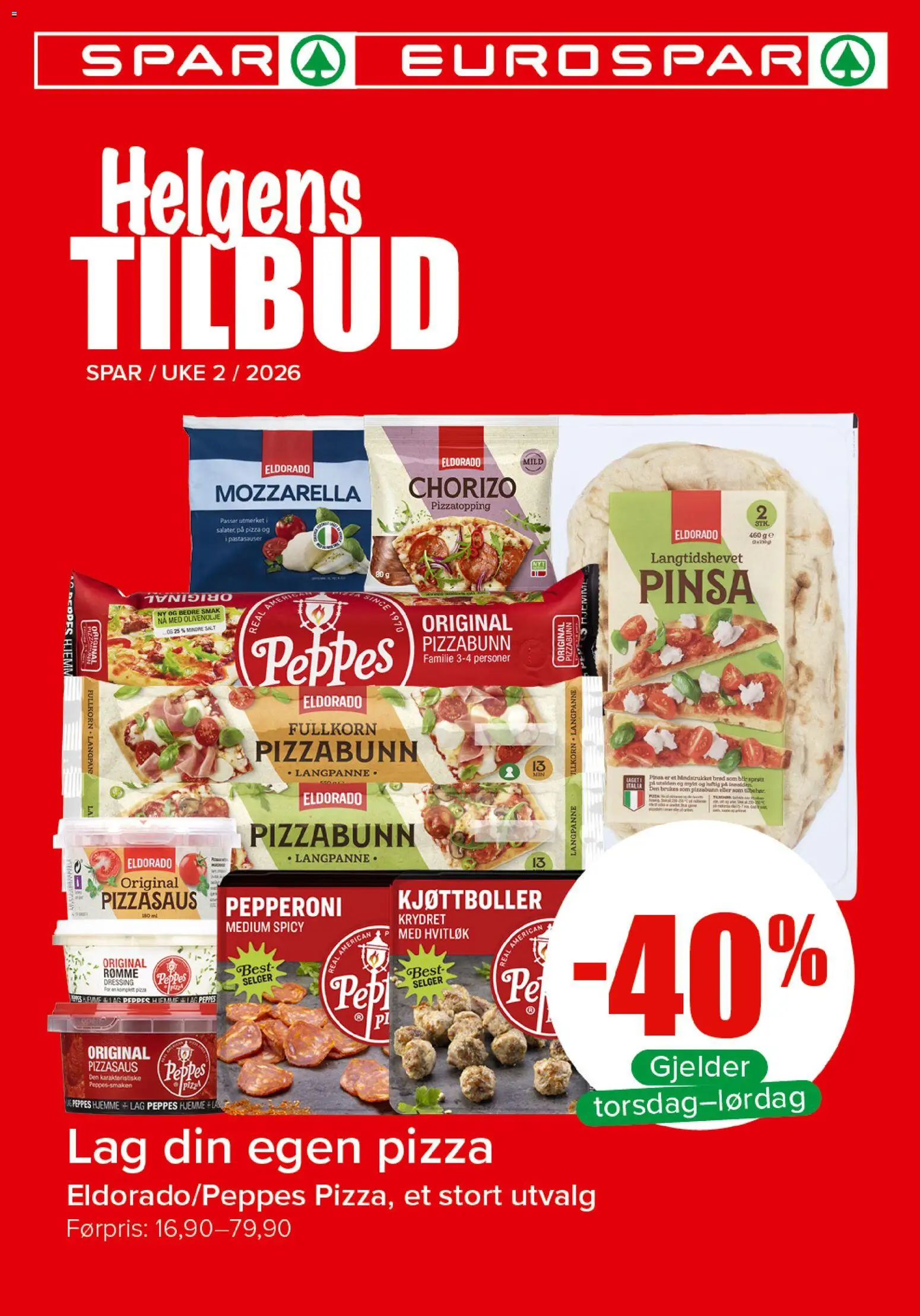 Forhåndsvis Helgens Tilbud fra butikk Spar gyldig fra 08/01/2026