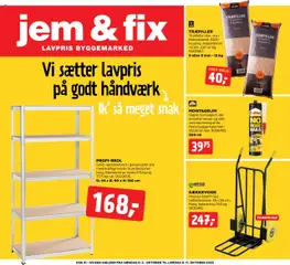Eksempel på tilbudsavis Tilbudsavis fra butik Jem & fix gyldig fra 05/10/2025