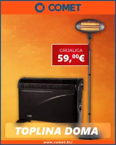 Pregled letka Katalog trgovine Comet vrijedi od 05.01.2026