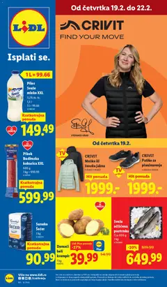 Pregled Lidl kataloga - važi od 19.02.2026