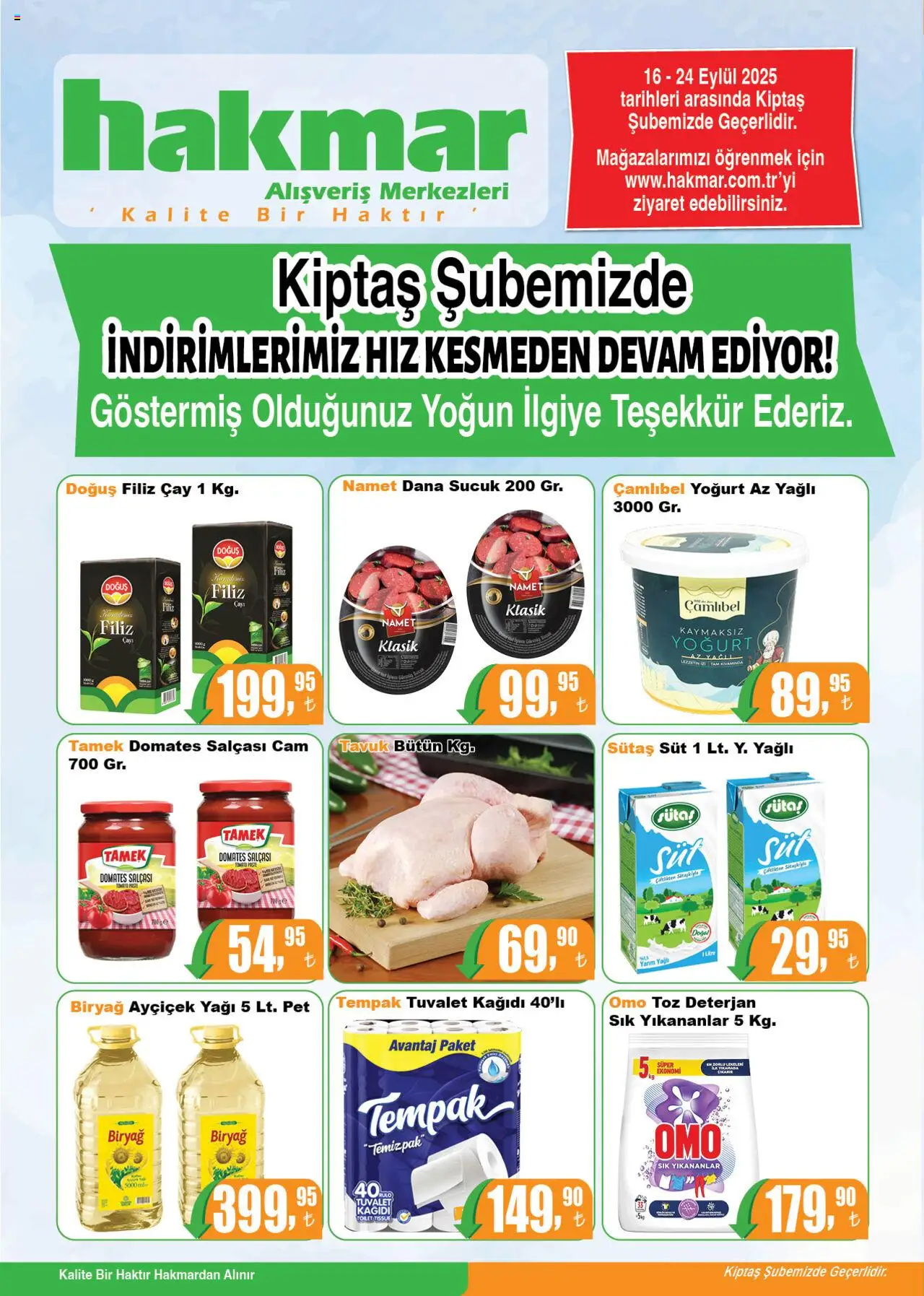 Hakmar Katalog (16 - 24 Eylül 2025) - Sayfa numarası 1