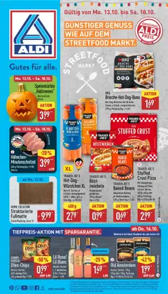 Vorschau von dem Prospekt des Geschäftes Aldi, gültig ab dem 13.10.2025