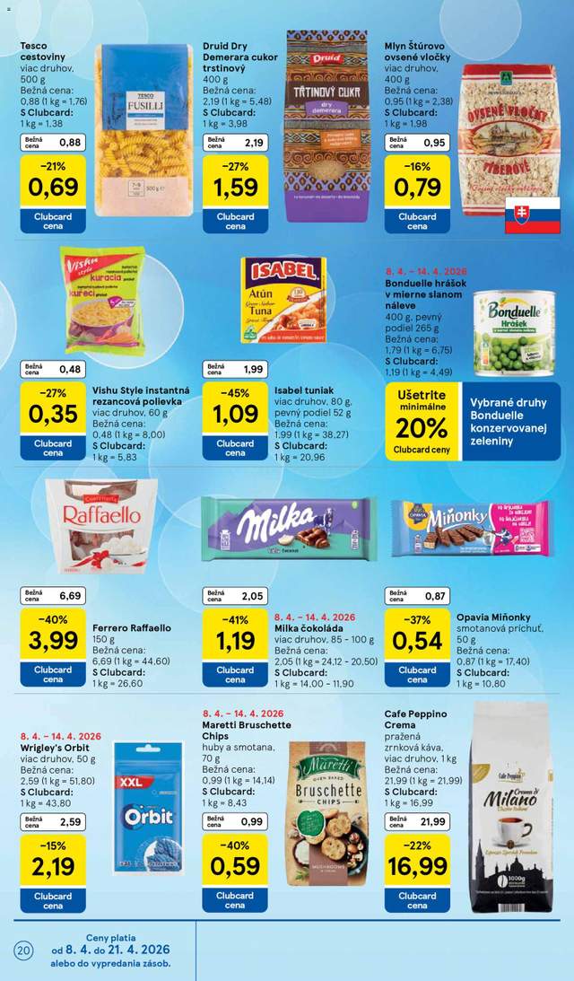 Nový Tesco leták od 08.04.