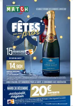 Prévisualisation de Fêtes par nos pros | Villerupt du magasin Match Supermarché formulaire valide 27/12/2025