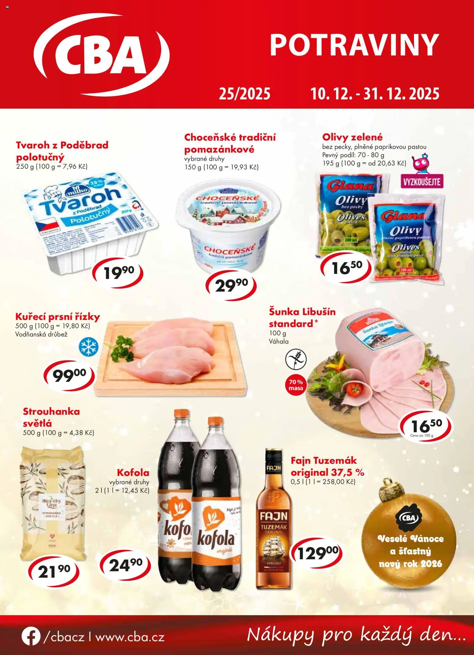 Náhled nabídky: CBA Leták platný od 10.12.2025