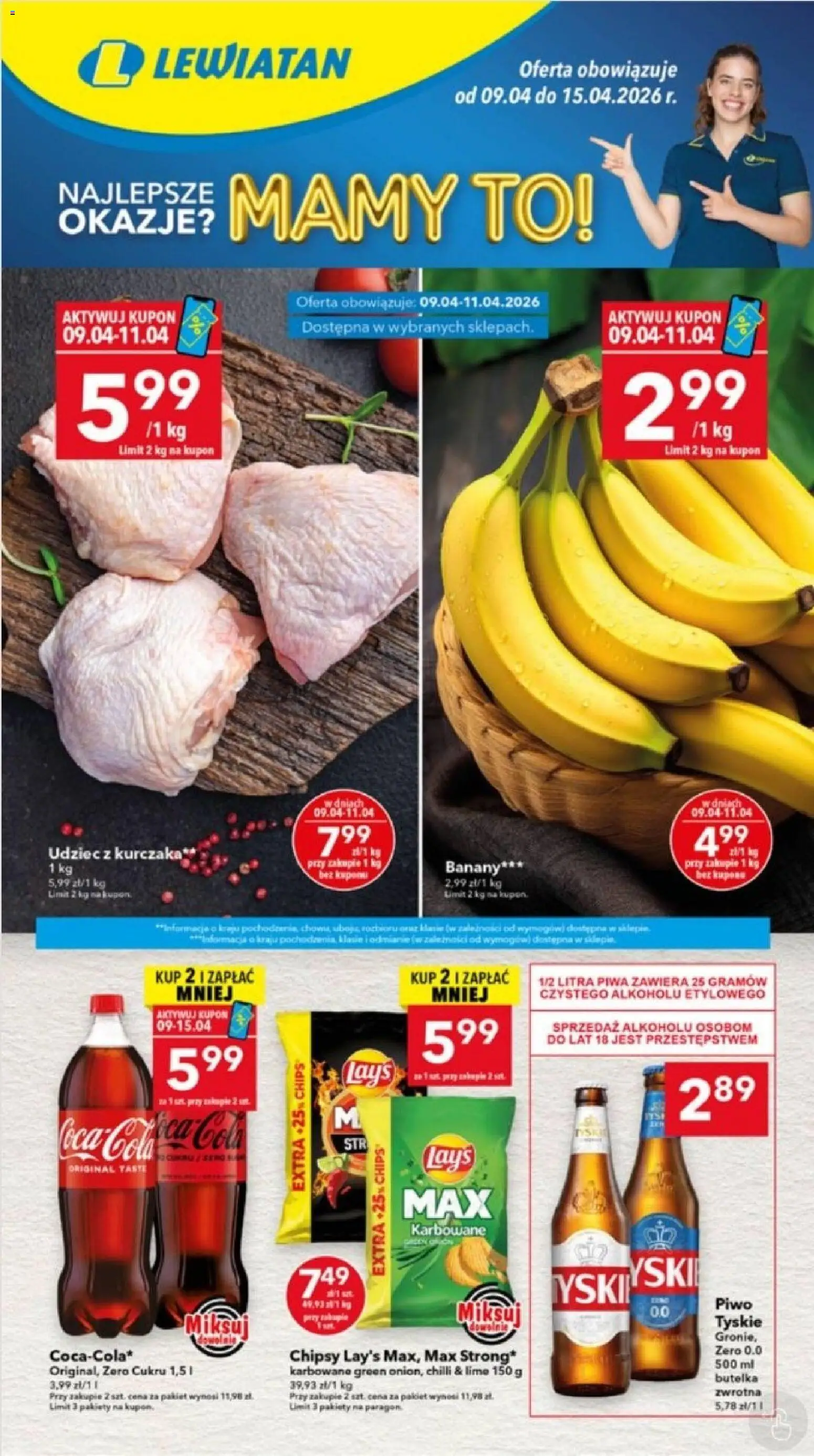 Pogląd gazetki "Lewiatan gazetka - Ostrów Wielkopolski" ze sklepu Lewiatan ważnej od 09.04.2026