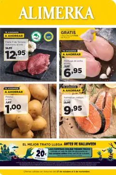 Vista previa del folleto de la tienda Alimerka válido desde el 27/10/2025 