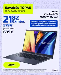 TOPOcentras parduotuvės leidinio TOPOcentras leidinys galiojančio nuo 2026.03.25 peržiūra