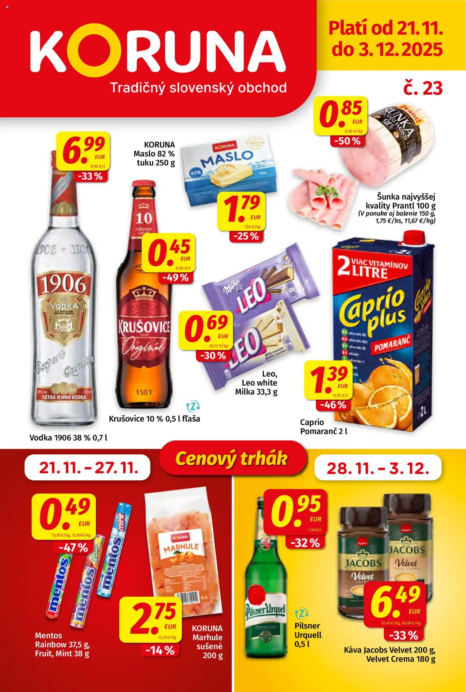 Náhľad Koruna letáku platného od 21.11.2025