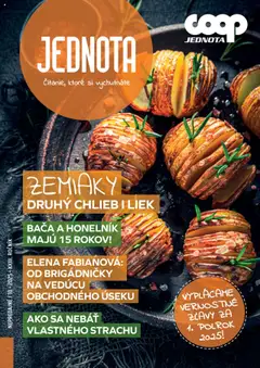 Náhľad COOP Jednota letáku platného od 01.10.2025
