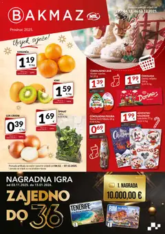 Pregled letka Katalog trgovine Bakmaz vrijedi od 04.12.2025 | Stranica: 1