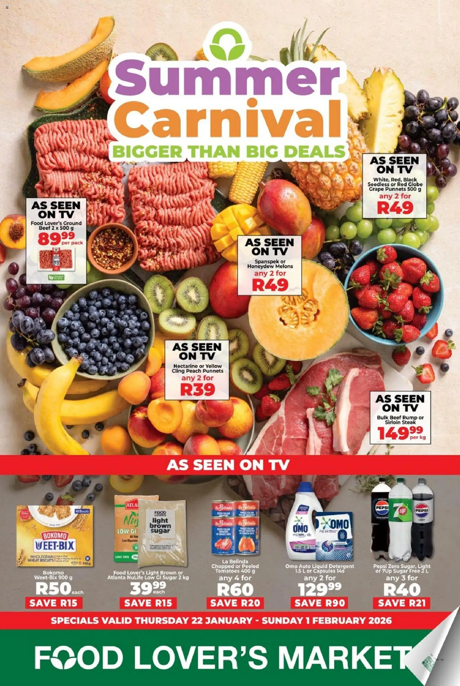 Preview of Food Lover's Market flyer valid from 22/01/2026
