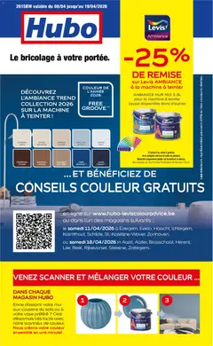 Voorbeeld van Hubo Publicité van winkel Hubo geldig vanaf 08/04/2026