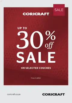 Preview of Coricraft flyer valid from 01/01/2026