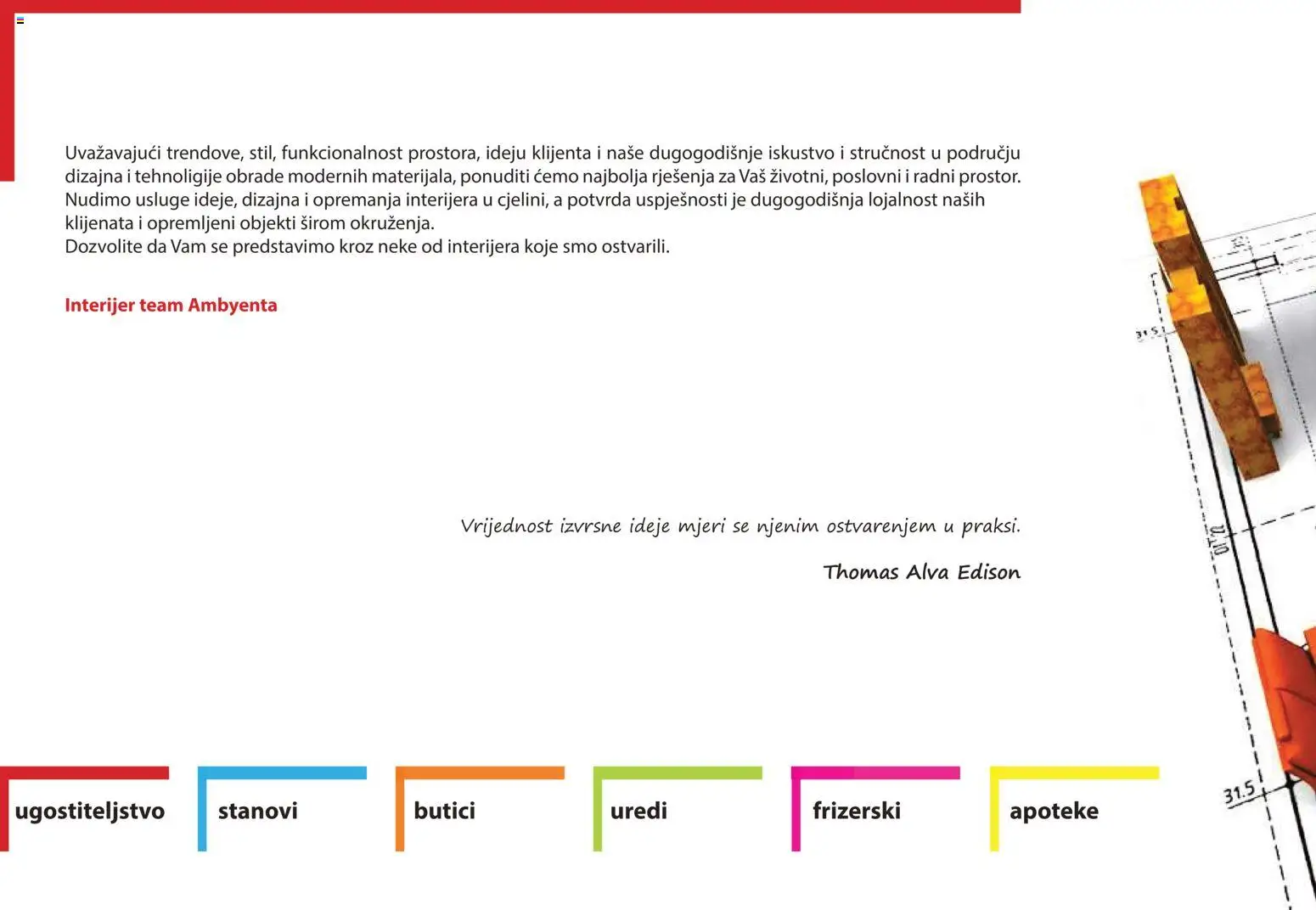 Pregled letka Katalog Interijeri Ambyenta trgovine AMBYENTA vrijedi od 2025.10.01