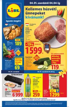 Lidl - Lidl akciós újság megtekintése, amely érvényes 2026.04.01.-től