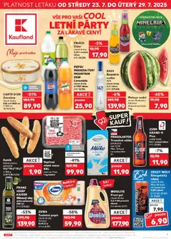 Náhled nabídky: Kaufland Leták - Praha 8 platný od 23.07.2025
