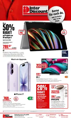 Vorschau des Merkblatts Interdiscount aktionen vom Shop Interdiscount gültig von 23.03.2026 bis 05.04.2026