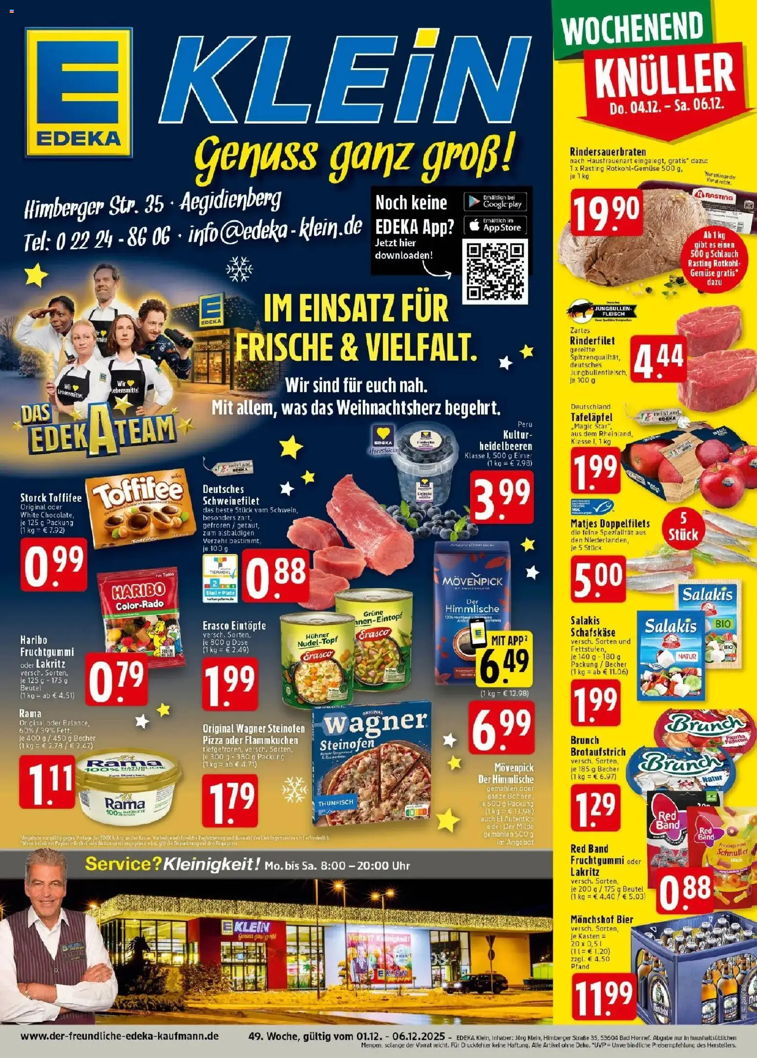 Vorschau von dem Prospekt des Geschäftes Edeka, gültig ab dem 01.12.2025