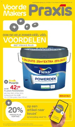 Voorbeeld van Folder van winkel Praxis geldig vanaf 11-08-2025