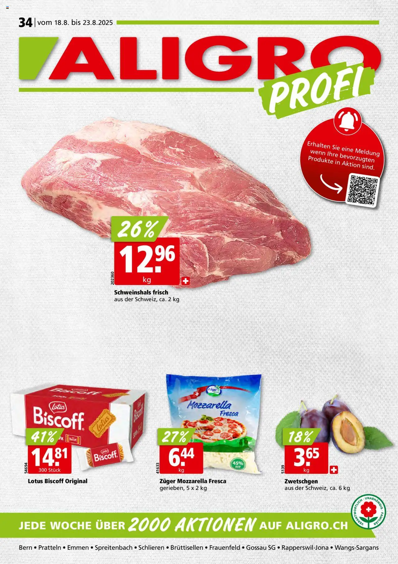 Aligro Aktionen ab 18.08.2025 - Seitennummer 1