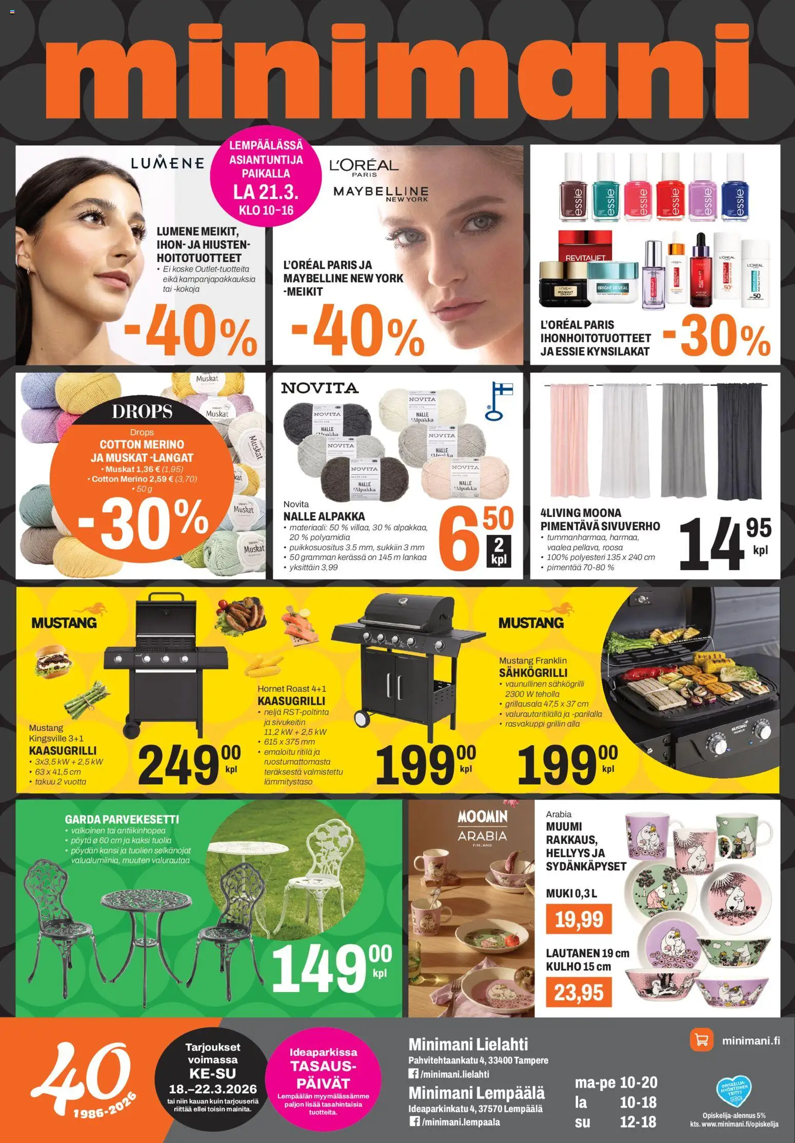 Kaupan Minimani Minimani tarjoukset - Lempäälä/Tampere esikatselu, voimassa 18/03/2026