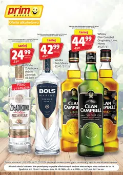 Pogląd gazetki "Prim Market gazetka - Oferta alkoholowa" ze sklepu Prim Market ważnej od 01.03.2026