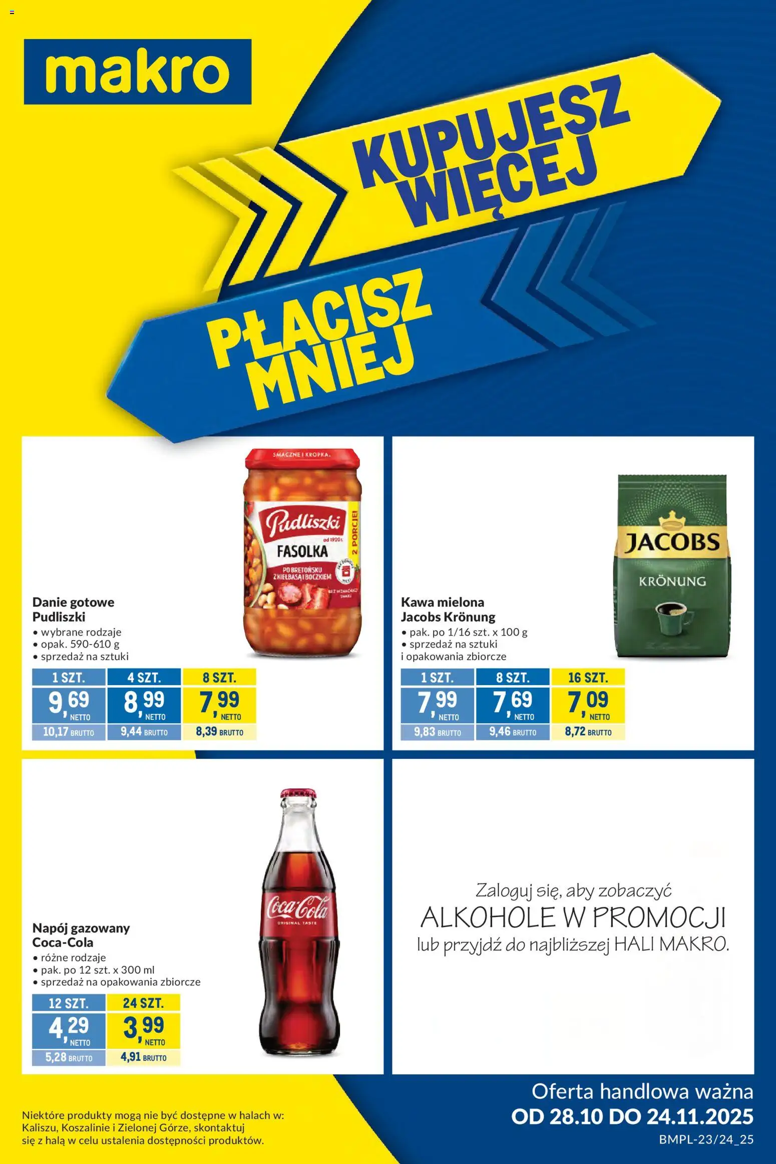 Makro Kupujesz więcej płacisz mniej od 28.10.2025 - Nowa Gazetka - Numer strony 1