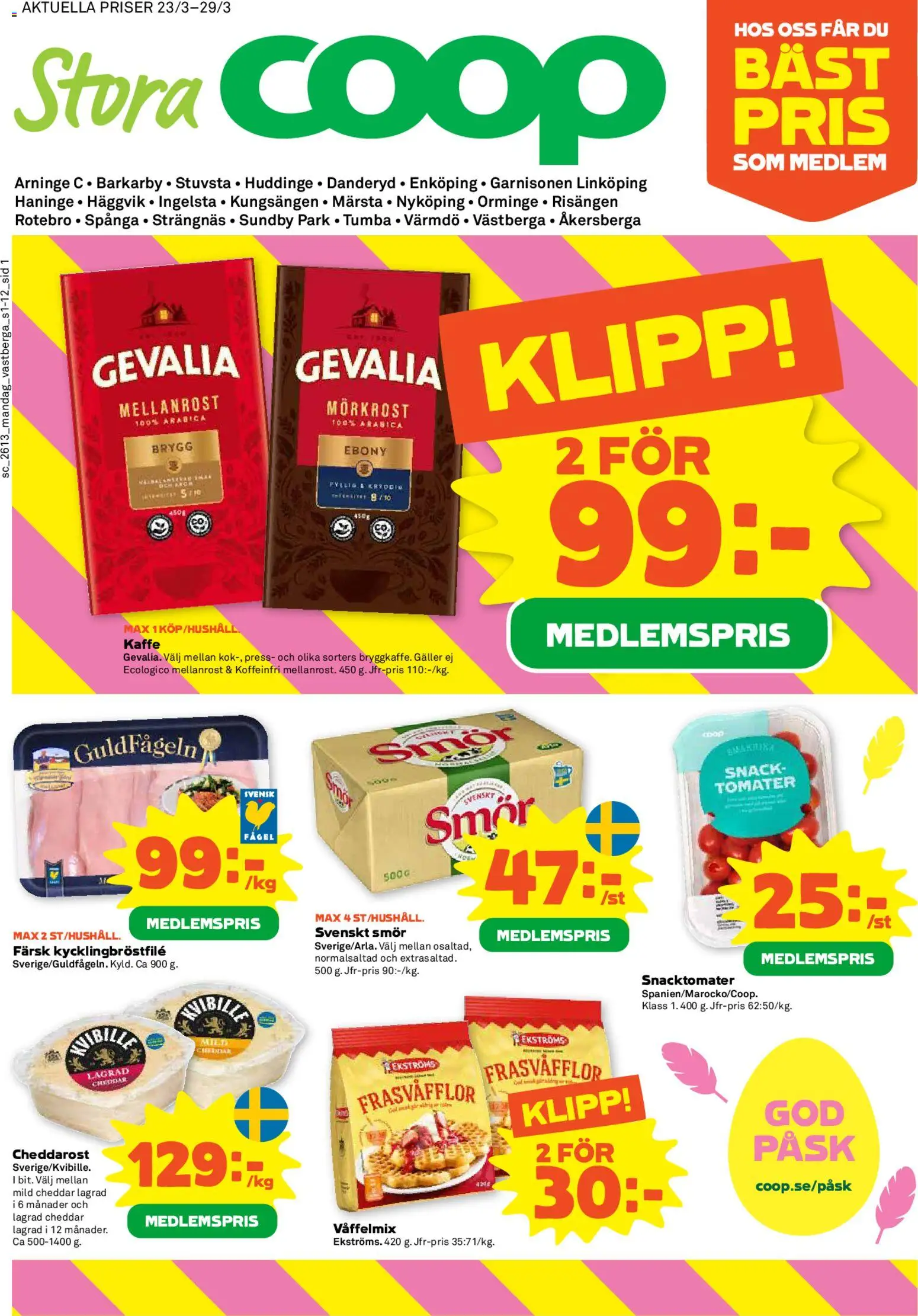 Förhandsgranska reklamblad Coop Forum erbjudanden från butik Coop Forum gäller från 23/03/2026