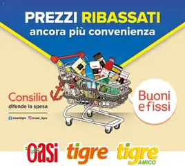 Anteprima dell'opuscolo Volantino Prezzi Ribassati dal negozio Tigre valido da 20/08/2025