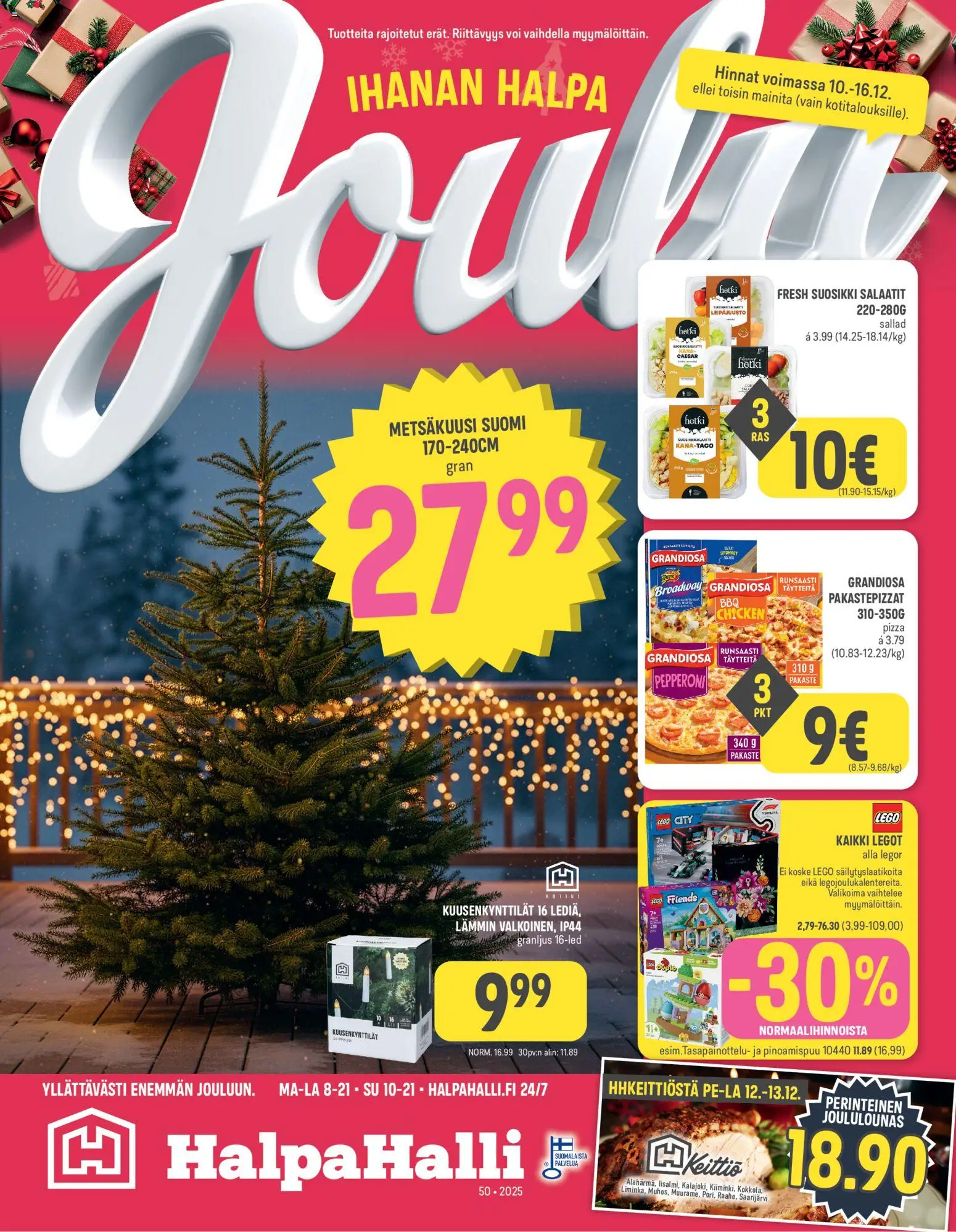Kaupan Halpa Halli Tarjoukset esikatselu, voimassa 10/12/2025