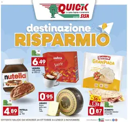 Anteprima dell'opuscolo Volantino Quick dal negozio SISA valido da 24/10/2025