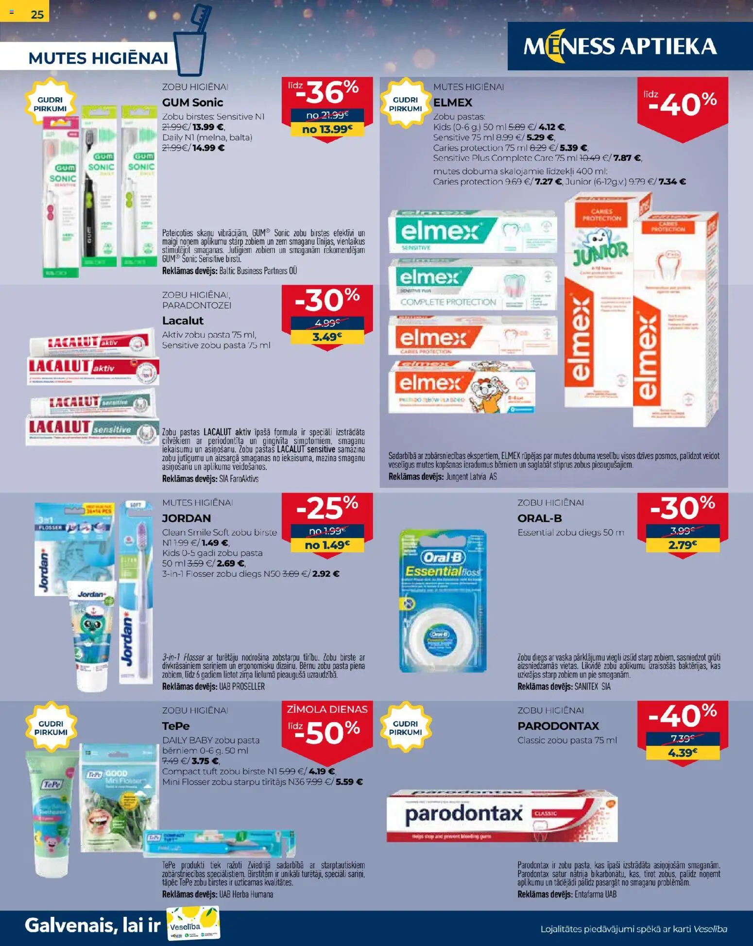 Skatīt Mēness aptieka akciju bukletu, derīgs no 2025.12.01