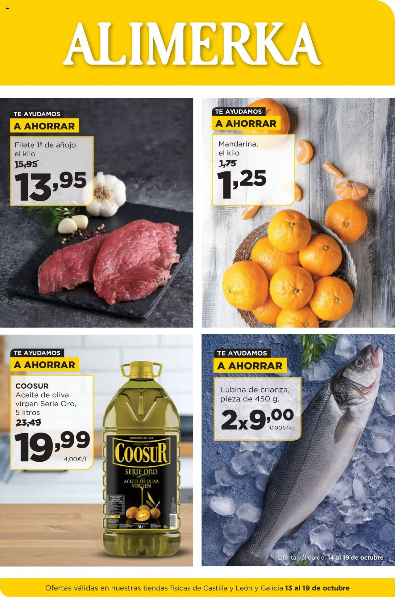 Alimerka Ofertas Castilla y León >> 13/10 - 19/10/2025 (catálogo)