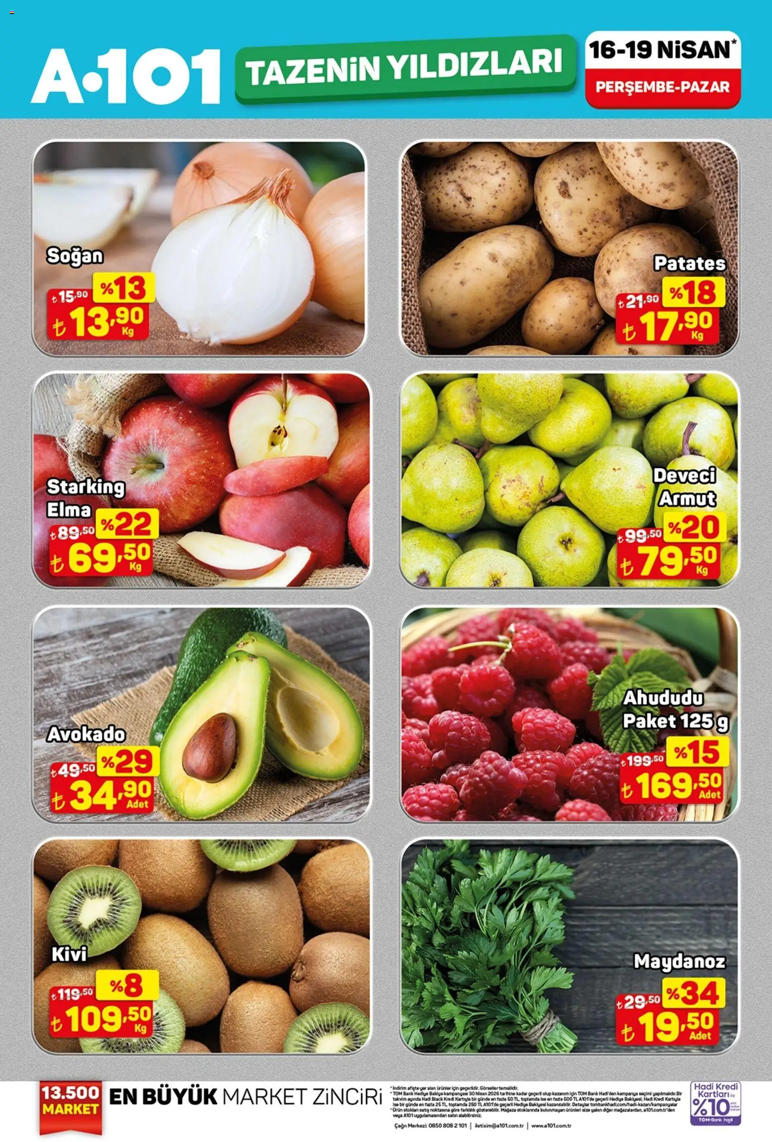 A101 A101 - Tazenin Yıldızları 16.04.2026 - Broşürünün önizlemesi