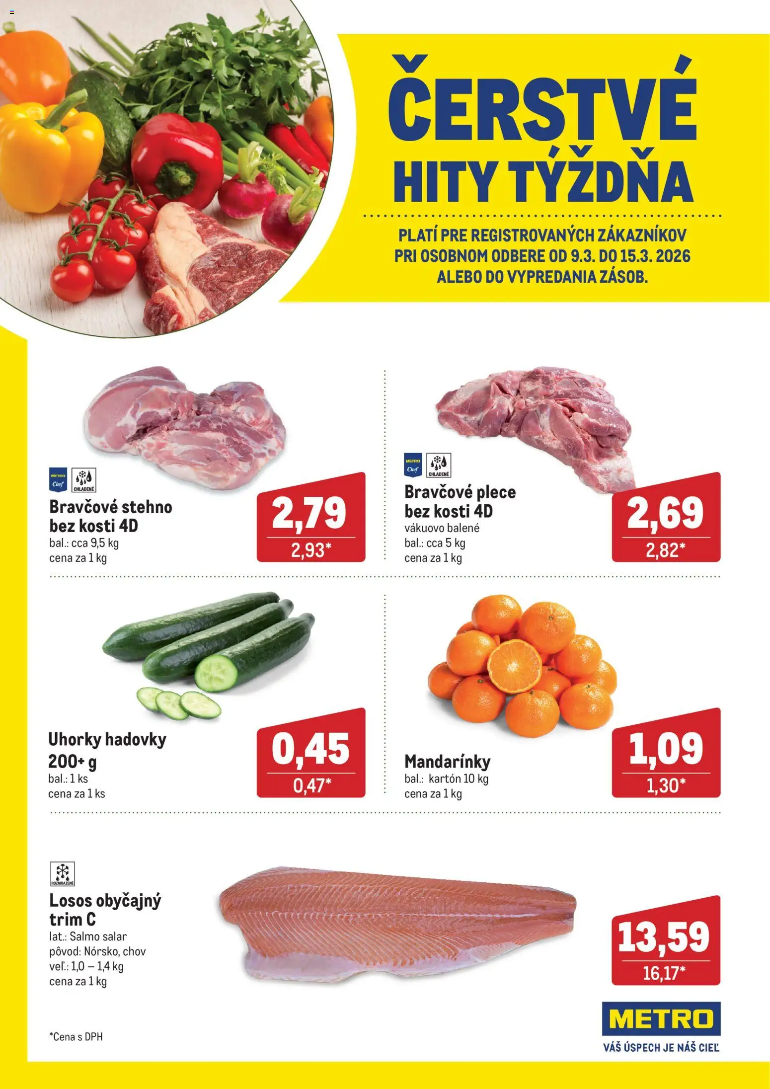 Náhľad Metro letáku platného od 09.03.2026