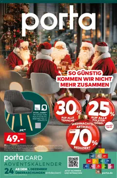 Vorschau von dem Prospekt des Geschäftes Porta!, gültig ab dem 01.12.2025