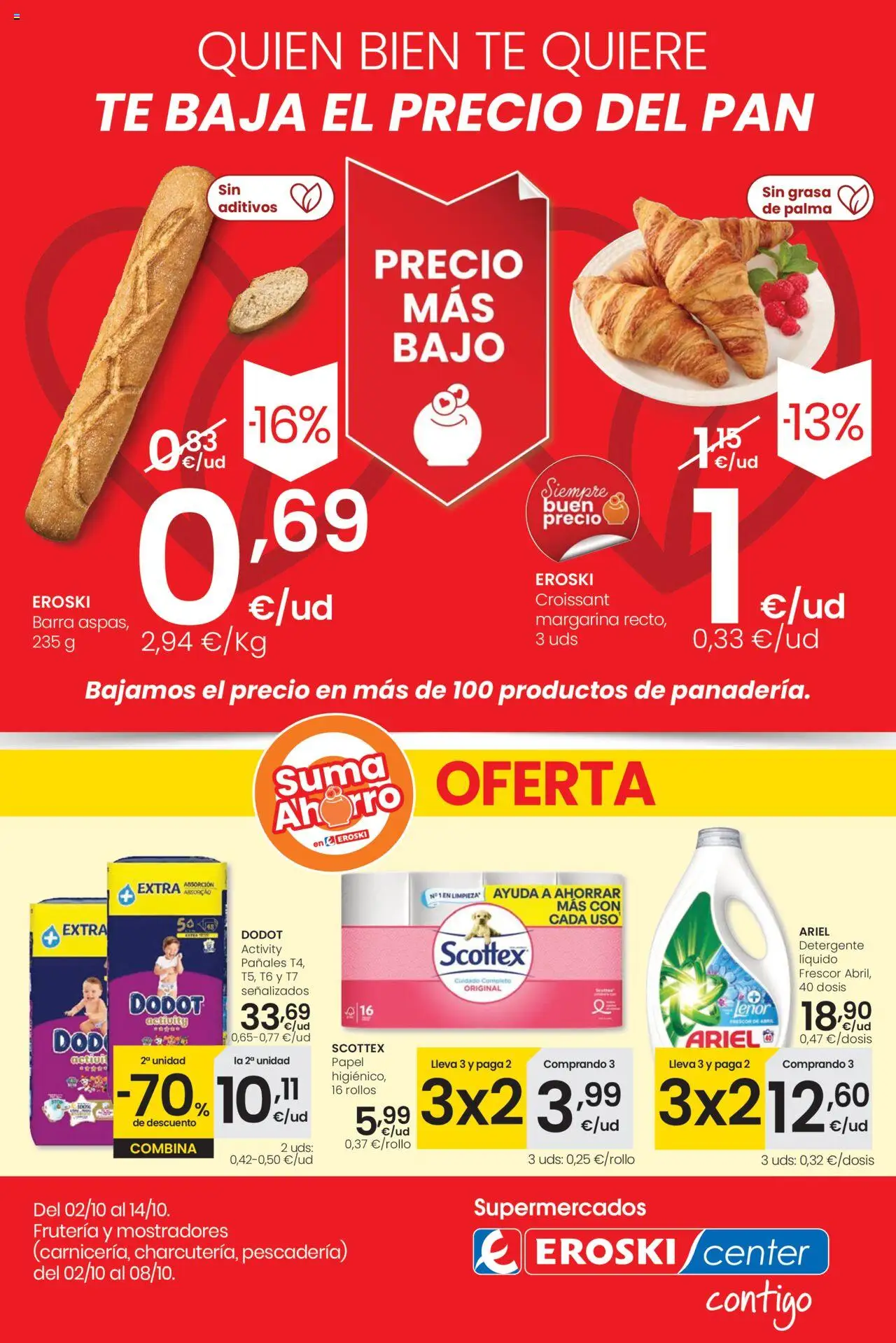 Folleto Eroski del 02/10/2025 - 14/10/2025 > Precio más bajo Center