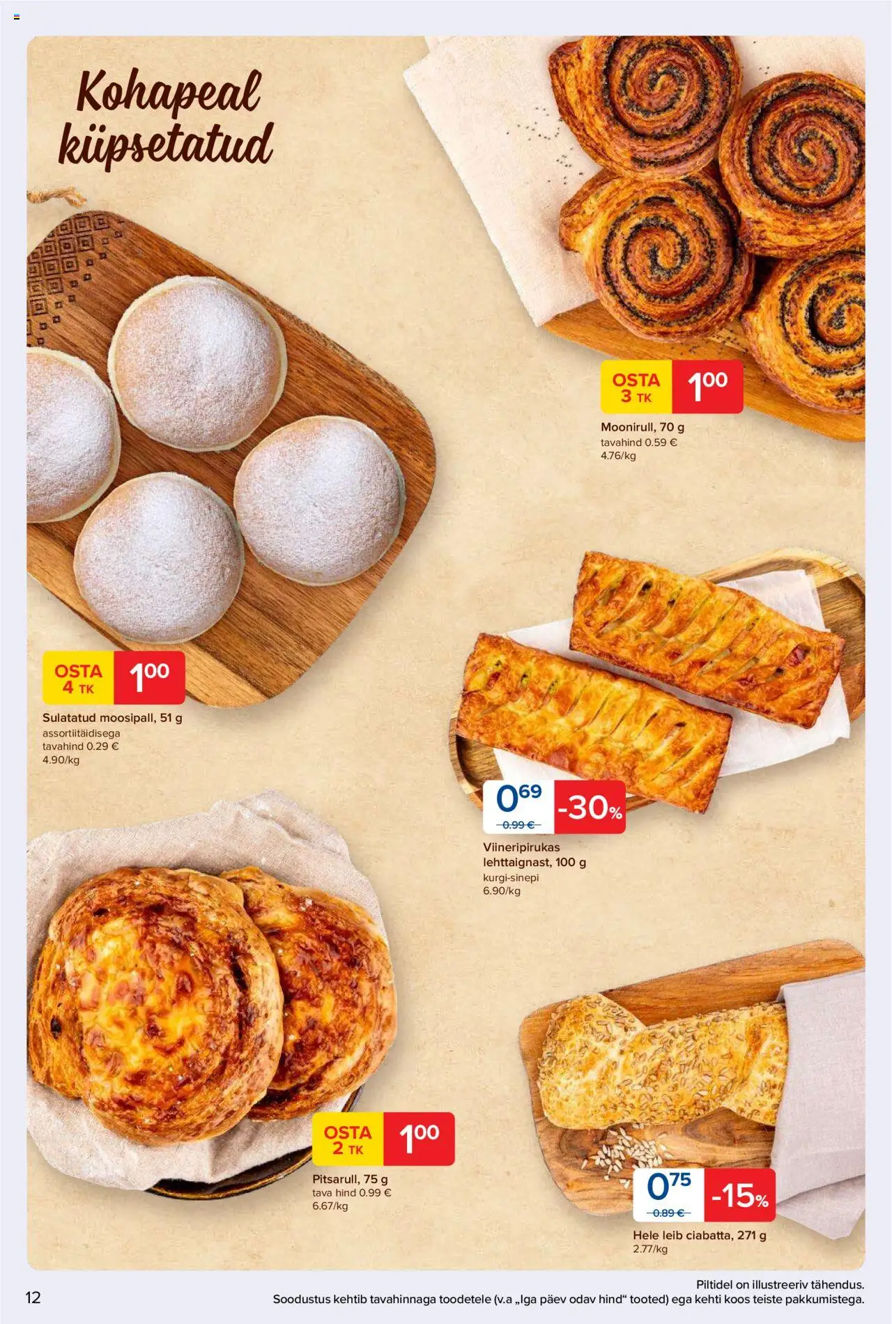 Maxima kliendilehe eelvaade alates 2025.10.14