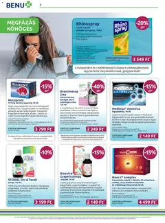 BENU Gyógyszertárak - Akciós újság BENU Gyógyszertárak megtekintése, amely érvényes 2025.11.01.-től | Oldal: 8