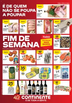 Pré-visualização do folheto da loja Continente válida a partir de 19/09/2025