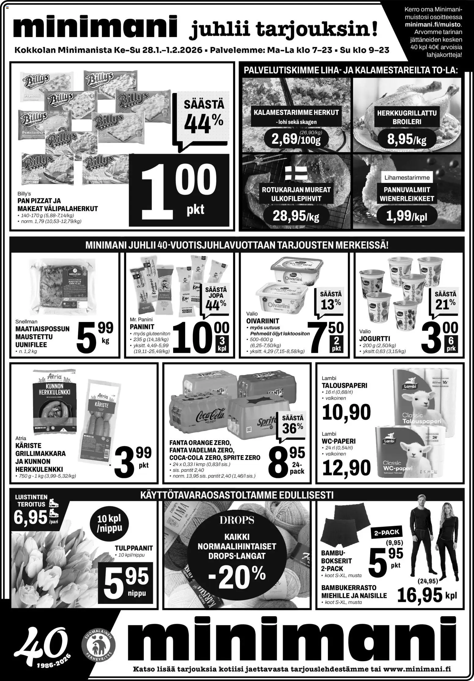 Kaupan Minimani Tarjoukset - Kokkola esikatselu, voimassa 28/01/2026