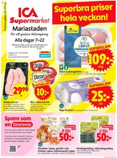 Förhandsgranska reklamblad Helsingborg från butik ICA Supermarket gäller från 01/09/2025