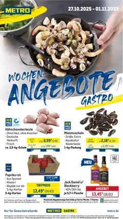 Vorschau von dem Prospekt des Geschäftes Metro, gültig ab dem 27.10.2025