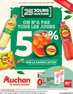 Voorbeeld van 25 JOURS AUCHAN, ça continue ! van winkel Auchan geldig vanaf 04/11/2025