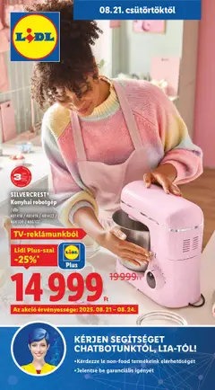 Lidl - Nonfood kínálatunk megtekintése, amely érvényes 2025.08.21.-től
