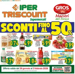 Anteprima dell'opuscolo Volantino Roma dal negozio Ipertriscount valido da 26/01/2026
