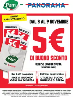 Anteprima dell'opuscolo Volantino Buono sconto dal negozio Panorama valido da 03/11/2025
