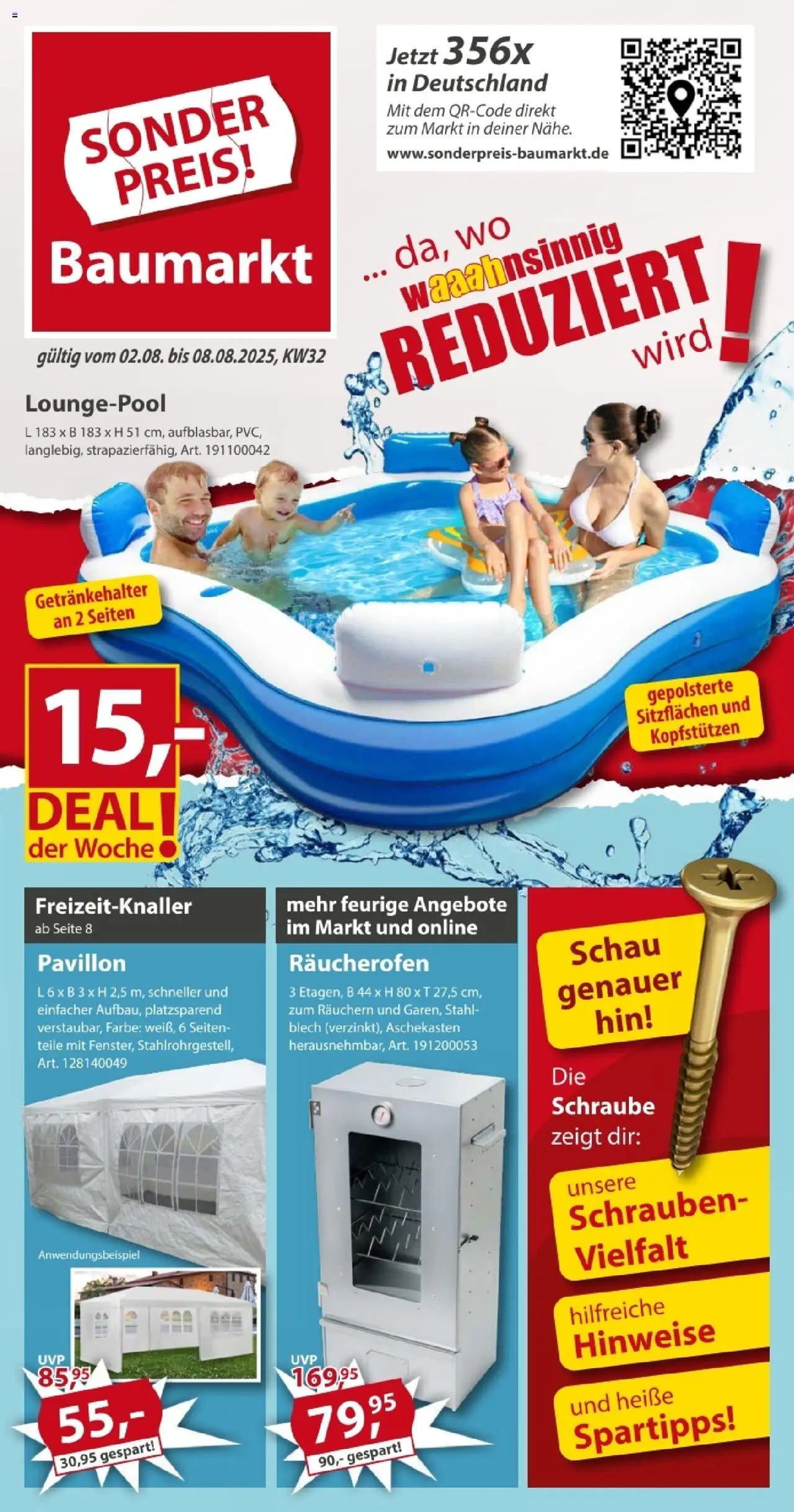 Sonderpreis Baumarkt Prospekt (vom 02.08.2025 - 08.08.2025)